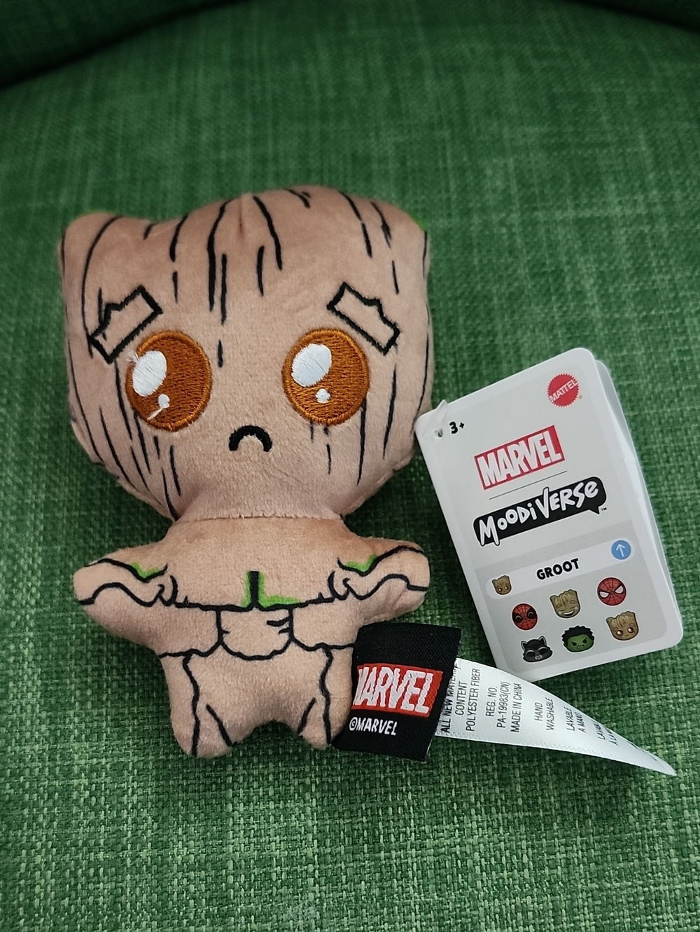Marvel Moodiverse Groot Plush - Brown and Green